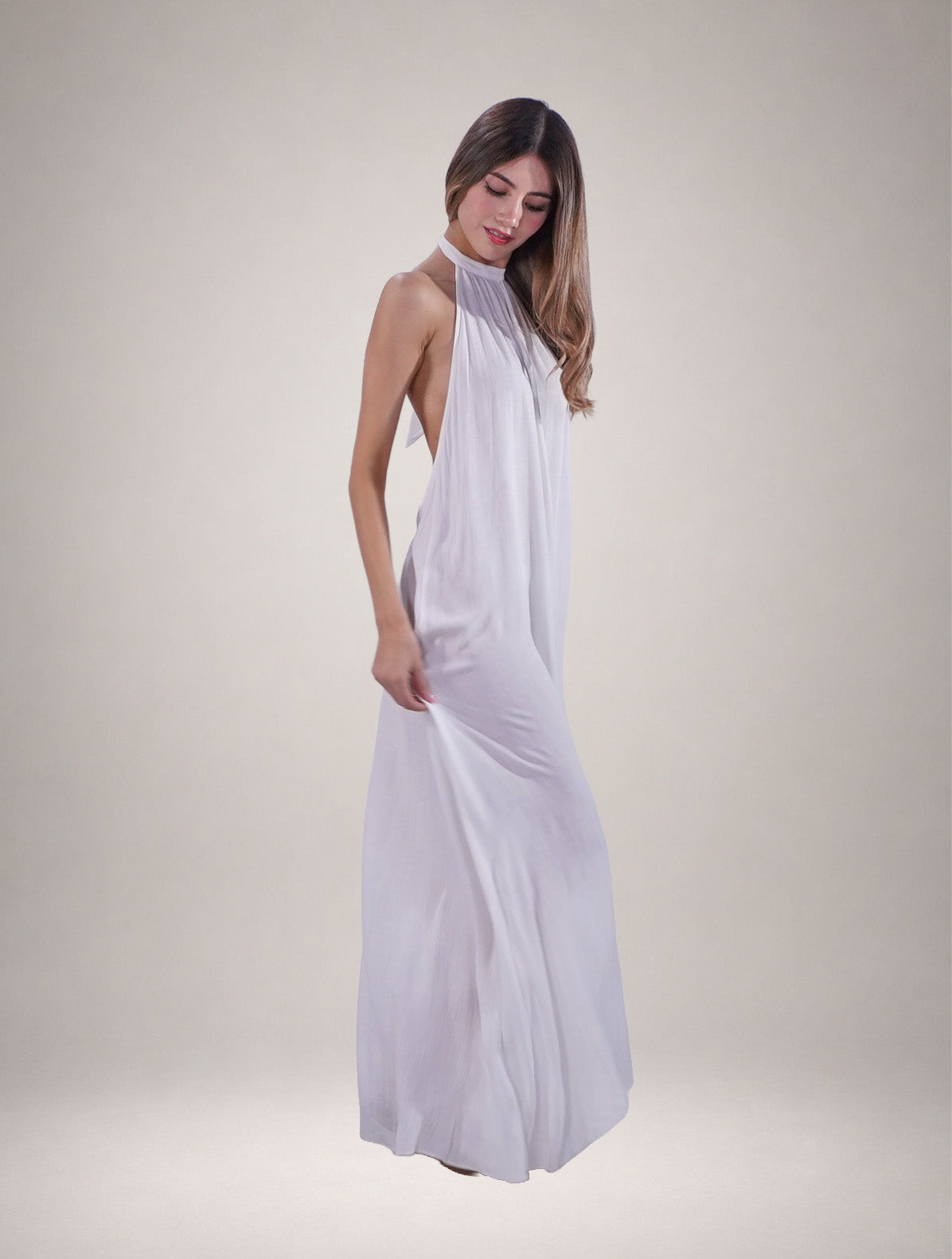 Vestido largo Ziba