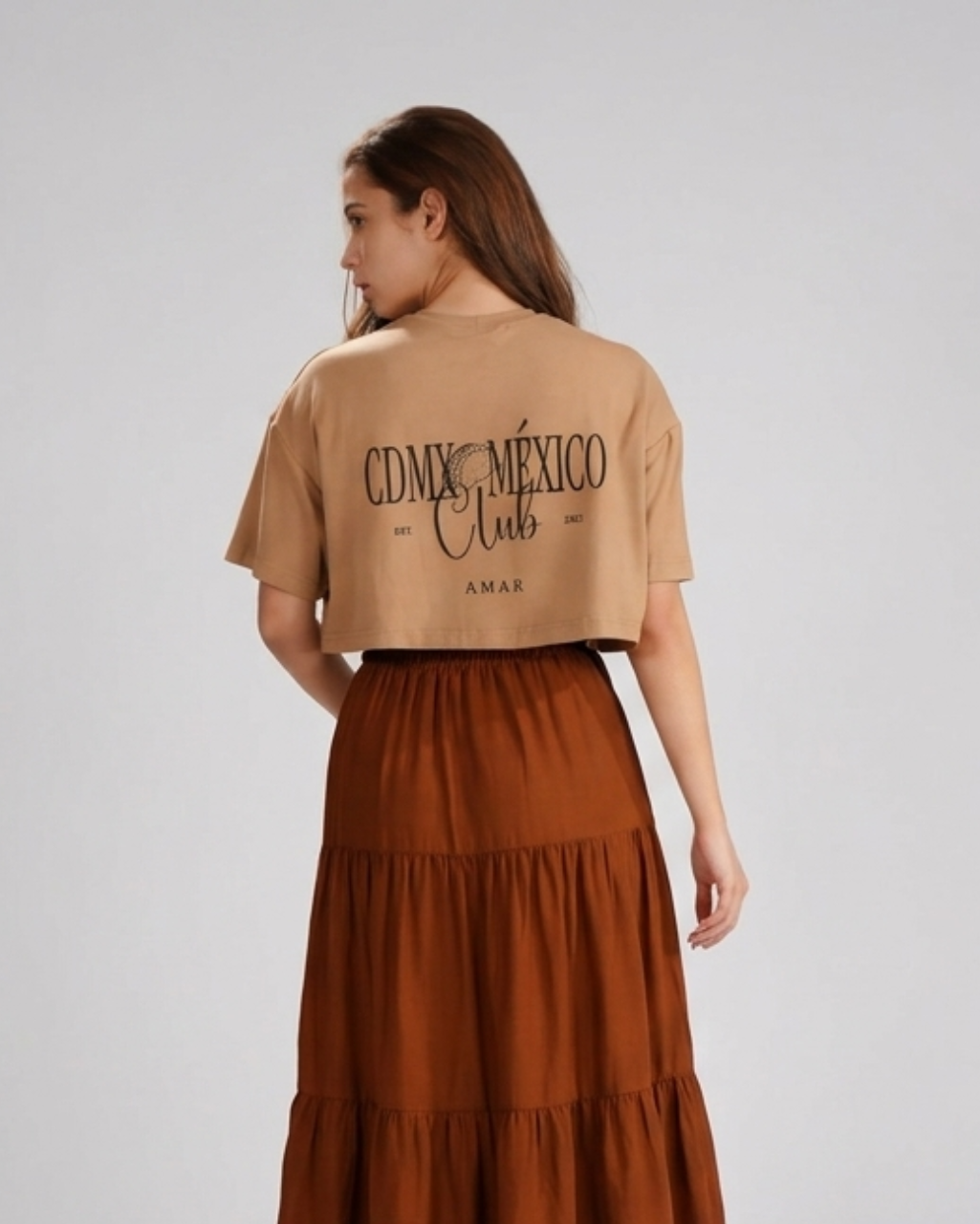 Playera crop México Club