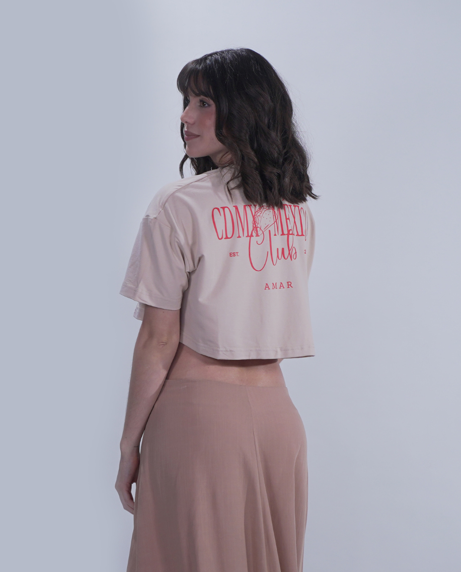 Playera crop México Club