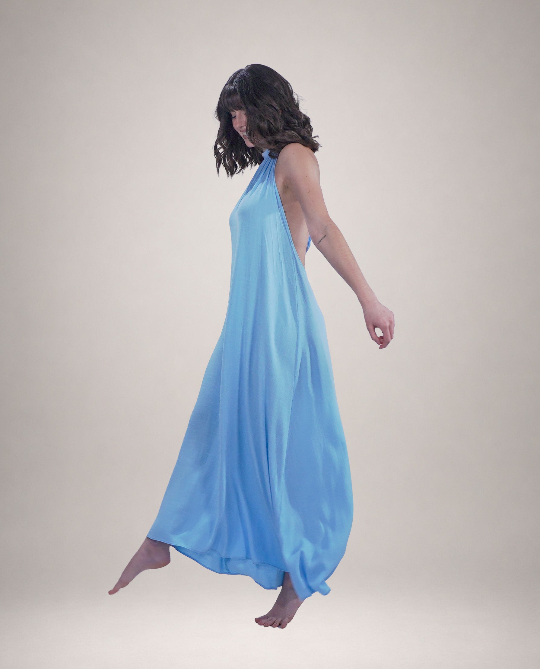 Vestido largo Ziba