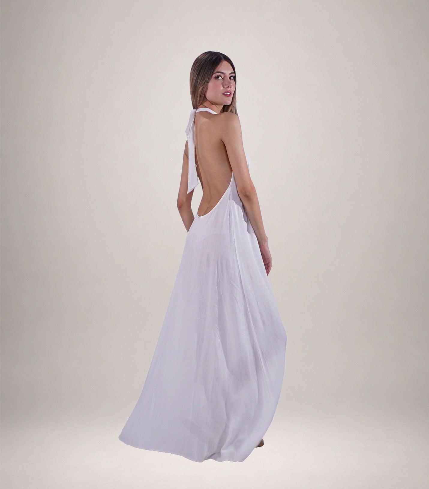 Vestido largo Ziba