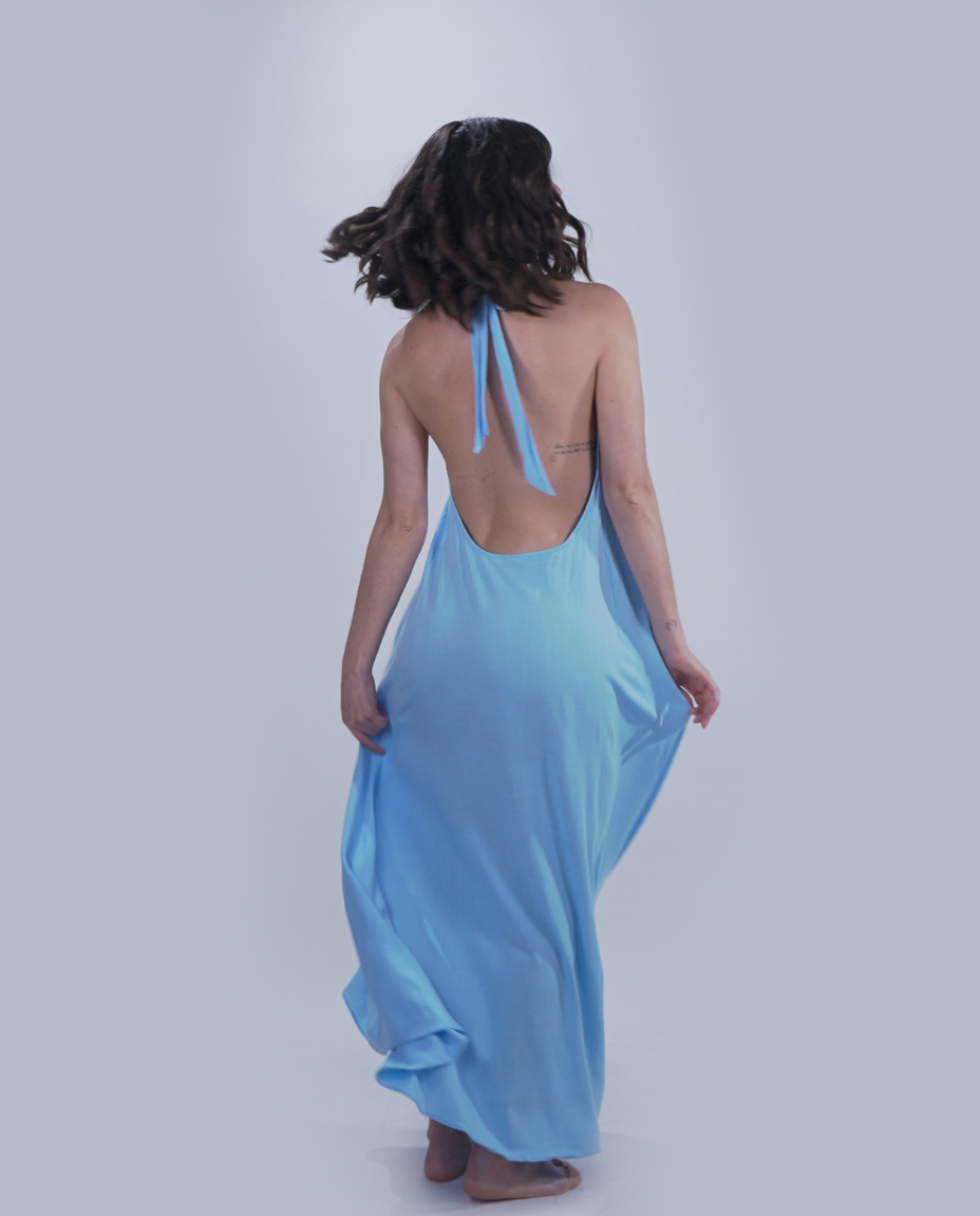 Vestido largo Ziba