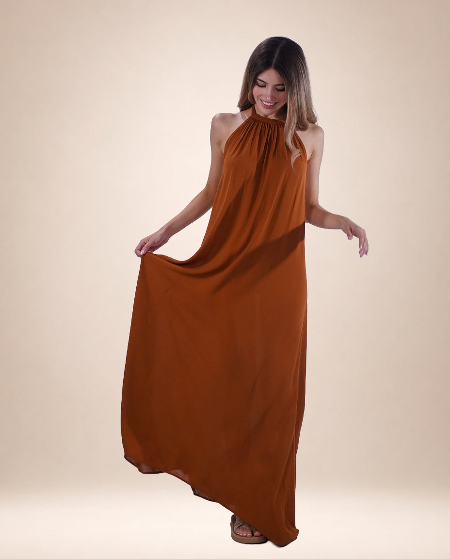 Vestido largo Ziba