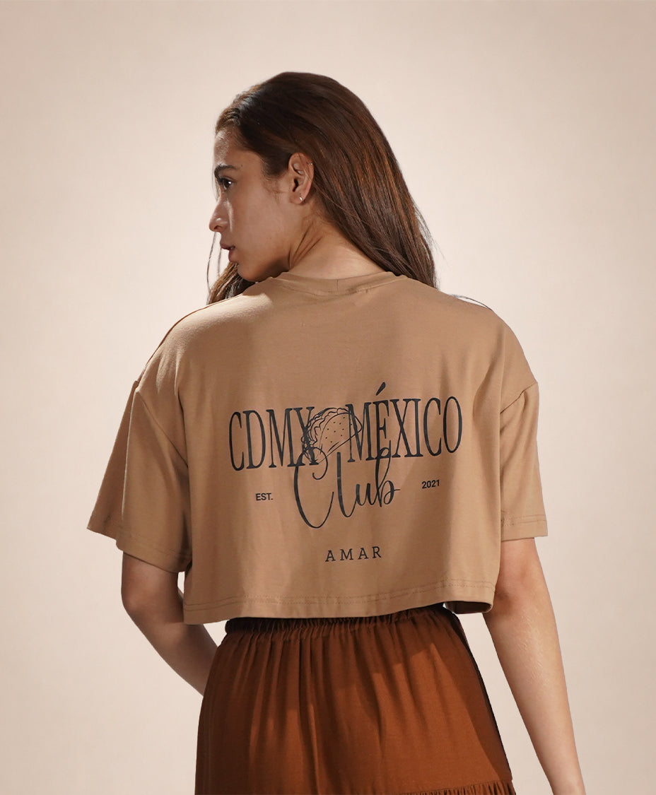 Playera crop México Club